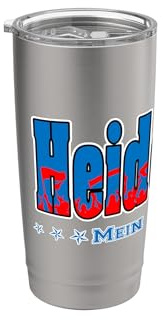 Heidenheim Mein Leben Lang – Fußball Fan Stadion Atmosphäre Doppelwandiger Edelstahl-Thermobecher