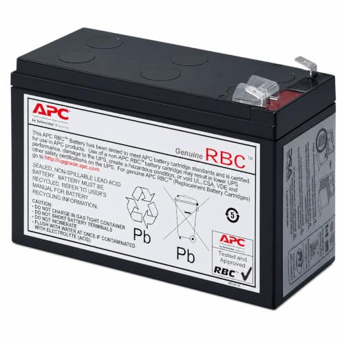 APC RBC17 | Original APC Ersatzakku für APC Back-UPS Batterie-Backup. Werksgeprüft Einfache Selbstmontage. 2 Jahre Garantie