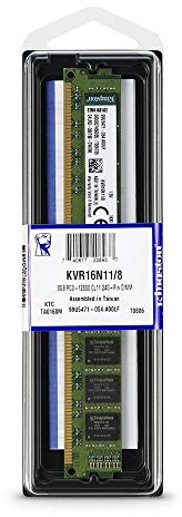 Kingston ValueRAM 8GB 1600MT/s DDR3 Non-ECC CL11 DIMM 1.5V KVR16N11/8 Desktop-Speicher
