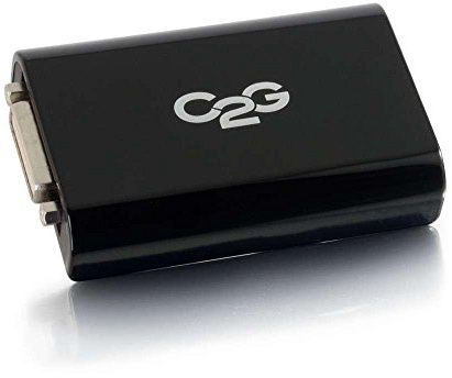 C2G USB-Micro B 3.0 to DVI Audio & Video Adapter, External Video Card Duplicate or Extend up to 6 Displays (DVI-D)