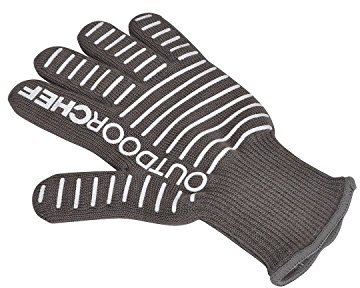 OUTDOORCHEF Grillzubehör, Grillhandschuh Silikonbeschichtet