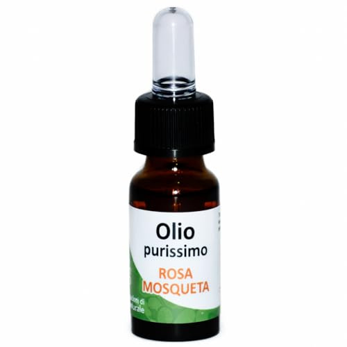 Centisia Olio Purissimo di Rosa Mosqueta 100% Naturale 10ml – Spremuto a Freddo – Antirughe, Rigenerante, Elasticizzante – Puro Rosa Affinis Rubiginosa – Cosmetico Biologico Viso Corpo