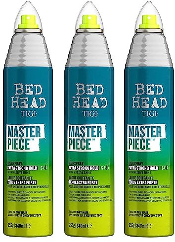 Tigi Bed Head Masterpiece Lot de 3 vaporisateurs de laque à cheveux 340 ml chacun
