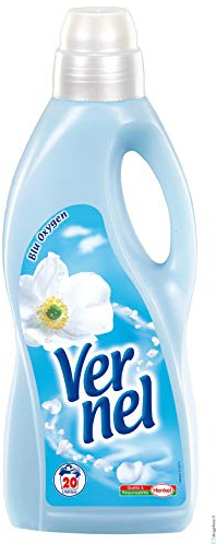 Vernel – Suavizante, Azul Oxygen, 1.5 L - [Pack de 8]