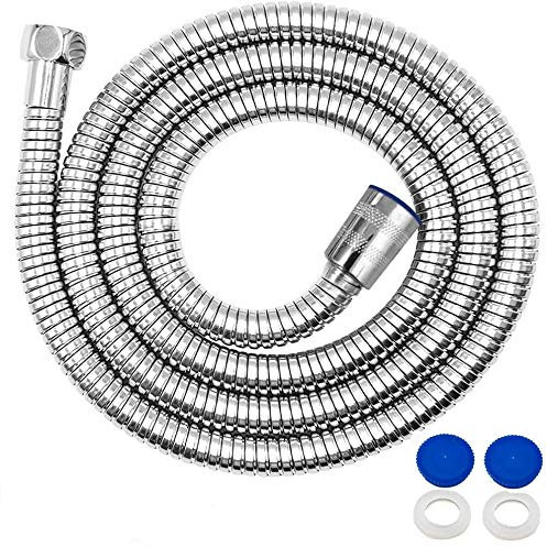 Shower Hose 2m Extra Long Shower Hose Chrome Replacement Metal Shower Pipe Cable 79 Inchs