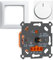 LED-Dimmer Universaldimmer 3-250W als Komplettset mit Busch-Jaeger Balance-SI reinweiß Phasenanschnitt und Phasenabschnitt