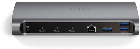 SATECHI Thunderbolt 4 Dock 11-in-1 Host I 96 Watt I 11 Anschlüsse I Apple und Windows-kompatibel