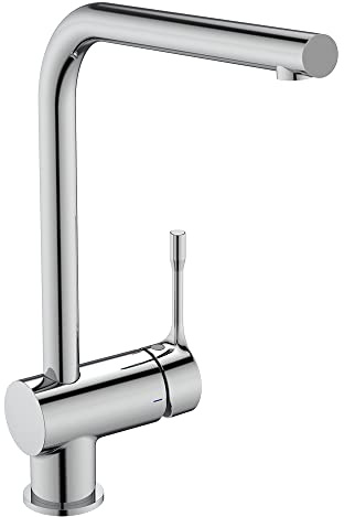 Ideal Standard Ceralook BD572AA Einhebel L-Form Auslauf Küchenarmatur, Chrom