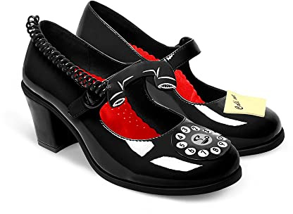 Hot Chocolate Design Chocolaticas Escarpins Mary Jane à Talons Moyens pour Femme, Call Me in Black, 39 EU