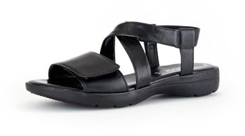Gabor dam remsandaler, damsandaler, Svart 27, 38 EU