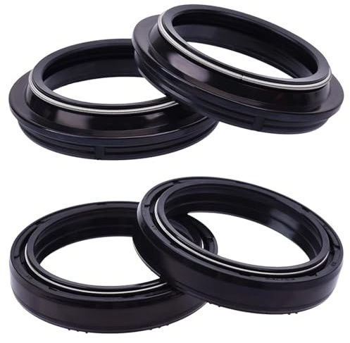 ANATUM Joint à Huile de Fourche Avant pour K-awasaki ZX6R ZX-6R Ninja ZR-7 ZR7 ZX-7R ZX7R ZX 6R 7R ZX K1 À l'envers 43x55x9.5/10.5 Joint D'huile De Fourche Avant 43 55 Cache-Poussière