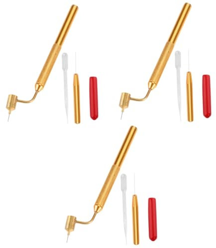 PartyKindom 3 Pz Pennarello Penna Strumento Di Riparazione Dei Graffi Mascheratura Liquida Per Pittura Penna Per Riparazione Auto Antigraffio Fodera Sottile Acciaio Inossidabile