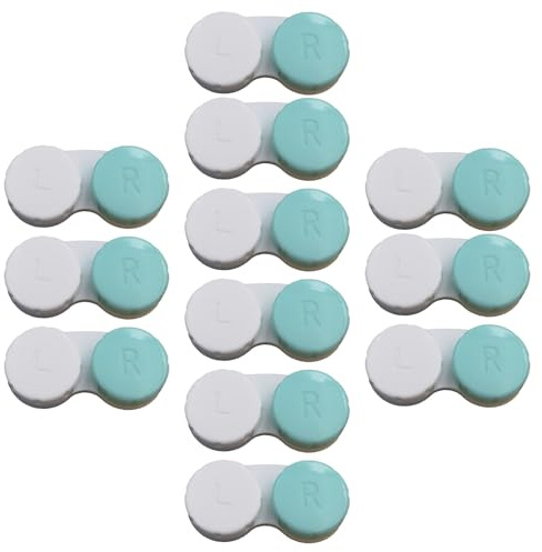 MYSUNBAR Contact Lens Case Pack of 12. Annual Supply. One Year Supply. Protect your eyes by changing your eyes every month, multicoloured, Pocket organiser