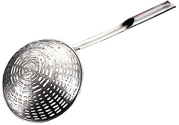 Cabilock Kochsieb Aus Edelstahl Spaghettisieb-löffel Ergonomisches Haushalts-bratlöffel Küchenzubehör Für Einfache Handhabung Und Schnelles Abtropfen