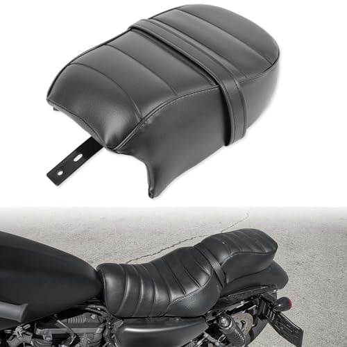 DREAMIZER Siège Passager Moto Coussin de Siège Compatible avec Harley Sportster Iron 883 XL883N modèles 2016-2022