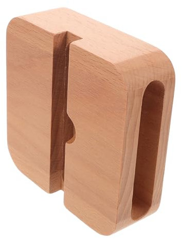 Operitacx Soporte Amplificador de Sonido para Teléfono Móvil de Madera Amplificador Acústico Portátil Soporte de Escritorio para Audio Casa y Viaje
