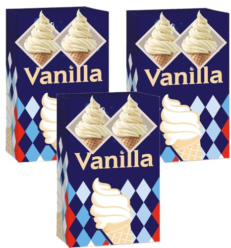 Vanilla Flavour Ice Cream Mix Carton 1L – Soft Serve Style Dessert Mix – Ideal for Ice Cream Machines – Smooth & Creamy Texture – Easy to Prepare (3)