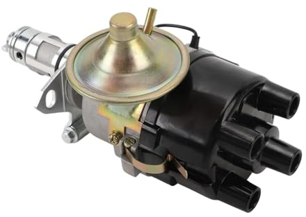 Xuanqingyi Store Distributore di accensione a puntine con cappuccio e braccio del rotore rosso, compatibile con i motori della serie A dal 1969 al 1981