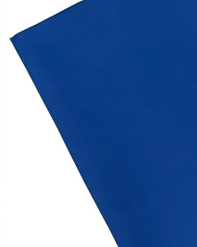 DHS Plain Royal Blue Fabric, Cotton Blend, 112 cm Wide, for Dressmaking, Art & Craft, Sewing, 0.5 Metre