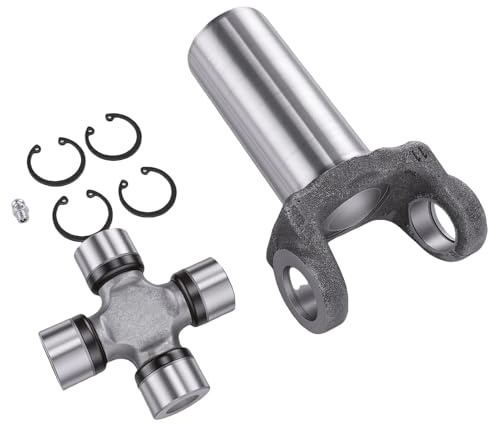 AMONIDA Kit de Junta en U de Yugo Deslizante de Transmisión, Reemplazo de Actualización de Eje de Transmisión de Acero 2-3-6081X, Kit de Junta en U Automotriz para Cherokee 4WD 1992-1996, Ideal para