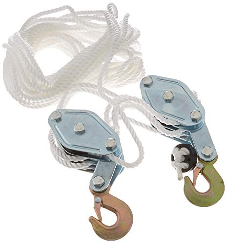 Generic Rope Pulley Block and Tackle Hoist