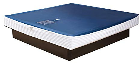 Premium Comfort Wasserkern inkl. Liner - Vinyl-Schutzfolie für Wasserbett oder Wasserbettmatratze - für Bettgröße 90x200 cm - Bettaufbau: Solo - Softsideumrandung: innen gerade - Höhe innen: 10-12 cm - Beruhigungsstufe 90% / F3