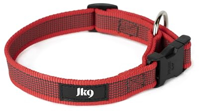 JULIUS K-9, Collier Color & Gray, 20 mm (27-42 cm), Rouge-Gris
