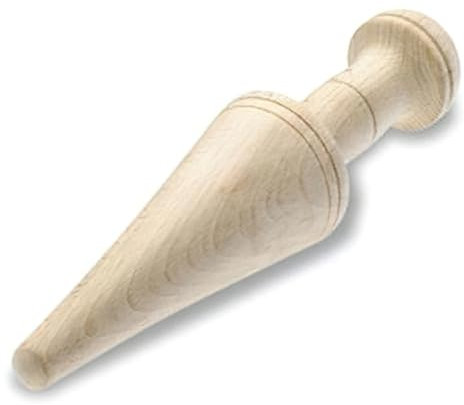 Lacor - 60300 - Mano de Chino, Mortero de madera, para Colador Chino de Cocina, Madera de haya natural, 25cm