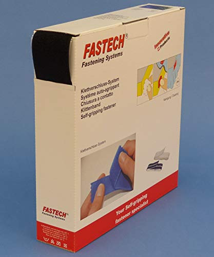 FASTECH B50-SK-L-999925 25 m BOX 50 MM 1xLOOP Hotmelt BLACK