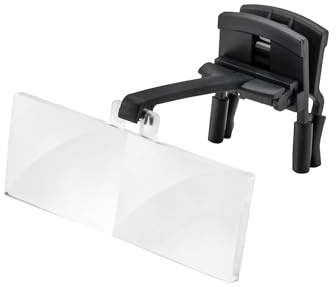 Eschenbach Optik Vorsetzlupe laboCLIP mit 1,7X-Vergrößerung zum Aufstecken auf die Korrektionsbrille für die Arbeit oder Freizeit- und Hobbybereich - Made in Germany
