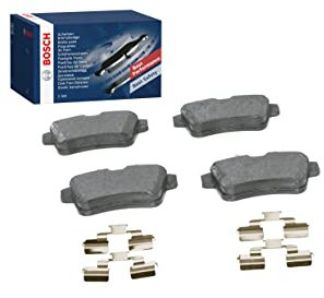 Bosch BP1359 - Plaquettes de Frein Arrière pour Voiture - Qualité Bosch - Réduction du Bruit et de la Poussière - Certifié ECE-R90 - Sans Cuivre - Jeu de 4 Plaquettes - Avec Accessoires