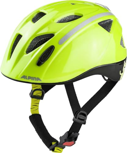 ALPINA Unisex - Barn, XIMO FLASH Cykelhjälm, be visible reflective, 47-51 cm