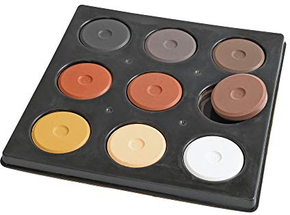 Jack Richeson Mini Tempera 9 Color Multicultural Set in A Tray