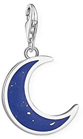 Thomas Sabo Damen-Charm-Anhänger blauer Stein 925er Sterlingsilber 1776-771-1
