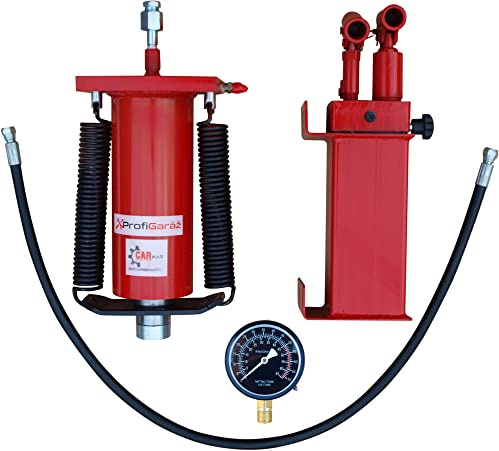 Carmax Werkstattpresse Satz 50T Hydraulikpumpe Doppelantrieb Hydraulikzylinder Manometer