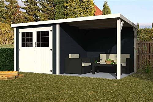 Decor et Jardin CASETTA in Legno Paradis Dimensioni 476x256 H 210 cm - pareti 19mm