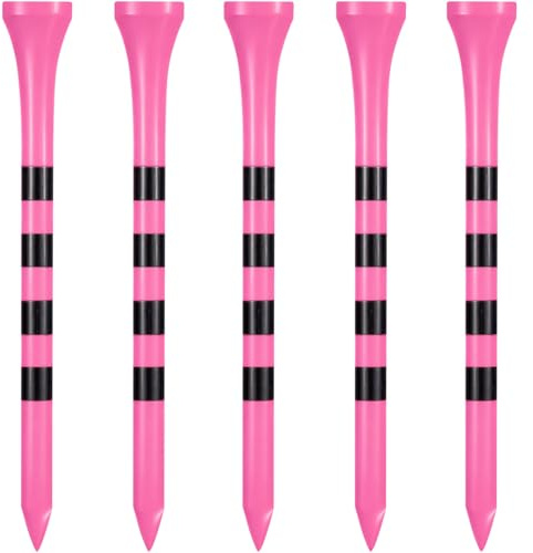 Zivisk Golf Tees Holz - 100 Stück 38mm/54mm/70mm/83mm Bambus Tees(1-1/2 or 2-1/8 or 2-3/4 or 3-1/4, Weiß, Rot, Grün, Blau, Gelb, Natürliche Farbe, Schwarz, Rosa)