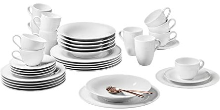 Seltmann Weiden Beat Service de table combiné 36 pièces + service à café + 6 tasses
