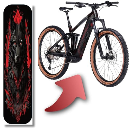 DK´s BikeDesigns Reflektierende Designschutzfolie für E-Bike Akkuabdeckungen und Unterrohr für alle E-Bike Modelle, Rahmenschutz eBike, Fahrrad Aufkleber, Bike Sticker