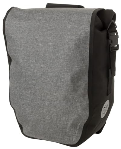 AGU Clean Einzelne Fahrradtasche Shelter Click'nGo Large Melange Grey 21L