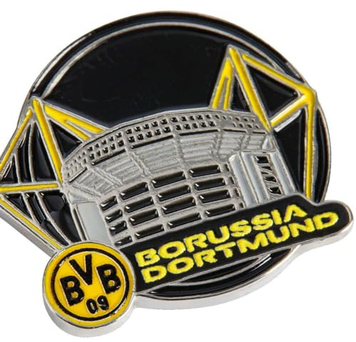 Borussia Dortmund Pin - Stadion - Anstecker Button BVB 09 - plus Lesezeichen Wir lieben Fußball