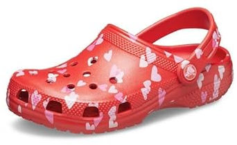 Crocs Classic VDay Clog T, Zoccoli Unisex - Bambini e Ragazzi, Cherry Red, 25/26 EU