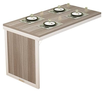 ZPRYZHD Cucina a Scomparsa, Tavolo da Parete, Tavolo da Bar, Banco da Lavoro per Casa e Ufficio, Tavolo da Parete Invisibile, Salvaspazio, Tavolo Piccolo Cucina(47.2x15.7x29.5in/120x40x75cm)