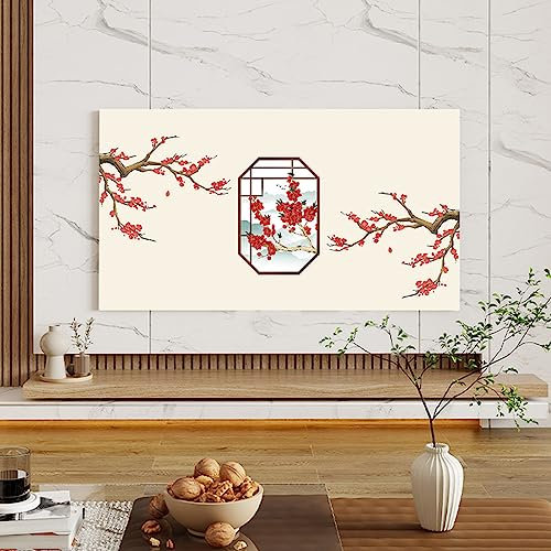 Monitor-staubschutzhülle, 32–70 Zoll, Antistatisch, Staubdicht, LCD/led/hd-Panel-gehäuse, Computer-Bildschirm-schutzhülle, Kompatibel Mit 32–70 Zoll Pc, des(Size:55-65IN(W125-134CM H70-89CM),Color:B)