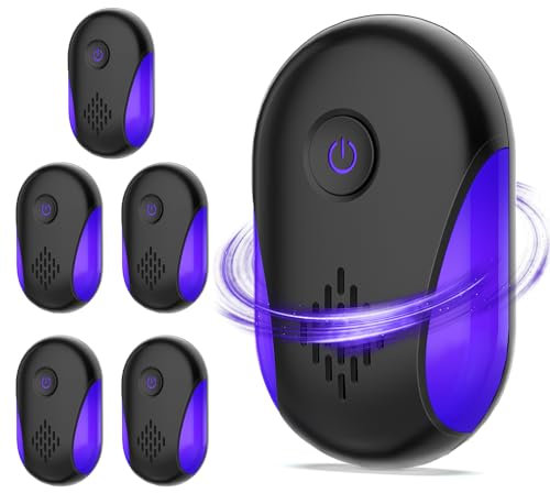 2024 Upgraded Ultraschall Schädlingsbekämpfer 6 Packs, Indoor-Ultraschall-Repellent für Schaben, Nagetiere, Mäuse, Wanzen, Ameisen, Moskitos, Mäuse, Spinnen, elektronische Plug in Schädlingsbekämpfung