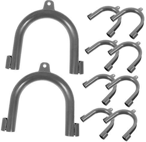 Generisch 10stücke U-förmige Waschmaschinen Ablaufschlauch Halterung Robuste Material Halter Für Sichere Befestigung Der Ablaufschläuche Design Für Waschmaschinen Und Trommelhaken