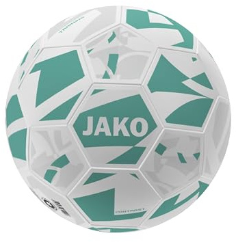 JAKO Trainingsball Contrast, weiß/Mint, 3
