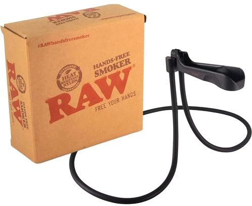 Zactly - RAW Hands-Free Smoker Device – Portable Smoking Accessory for Effortless Use – Durable, Lightweight, and Adjustable – Perfect for Multi-Tasking – Easy to Clean – Official RAWthentic Product