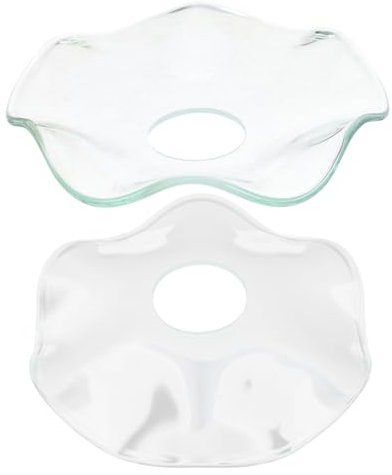 Ciieeo 2stücke Kerzenglas Wachsfänger Für Stabkerzen Tropfschale Aus Klarem Glas Dekorativer Wachshalter Geriffelter Tropfensammler Geeignet Für Wohnungen Büros Und Spas