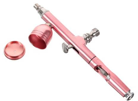 DIYEAH Effiziente und Präzise Airbrushpistole aus Aluminium und Kupfer für Torten und Kuchen Dekoration mit Einzigartigem Design und Einfacher Handhabung